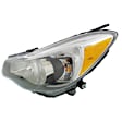 Driver Side Headlight, with Bulb, Halogen, Clear Lens, CAPA Certified