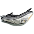 Driver Side Headlight, with Bulb, Halogen, Clear Lens, CAPA Certified