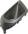 Front, Passenger Side Fog Light Trim, Textured Black