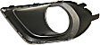 Front, Passenger Side Fog Light Trim, Textured Black