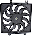 A/C Condenser Fan -  Fan Blade, Motor and Shroud