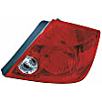 Passenger Side Tail Light, Without bulb(s), Halogen, Clear Lens CAPA CERTIFIED
