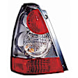 Driver Side Tail Light, with Bulb, Halogen, Clear and Red Lens, 4 Cyl., 2.5L Engine, CAPA CERTIFIED