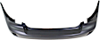 Rear Primed Bumper Cover, Sedan, CAPA CERTIFIED