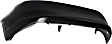 Rear Primed Bumper Cover, Base Model, CAPA CERTIFIED