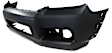 Front Primed Bumper Cover, Without Park Distance Control, Without Molding Holes, SR5 (For Models Without Trail Package), CAPA Certified