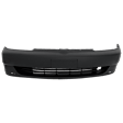Front Primed Bumper Cover, Sedan, With Spoiler Holes