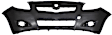 Front Primed Bumper Cover, Hatchback