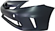 Front Primed Bumper Cover, Model With Halogen Headlights, Without Pre-Collision System (Pcs), CAPA Certified