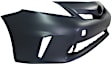 Front Primed Bumper Cover, Model With Halogen Headlights, Without Pre-Collision System (Pcs), CAPA Certified