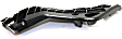 Front, Passenger Side Bumper Retainer, 4 Cyl., 2.5L Engine, CAPA CERTIFIED