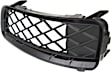 Front, Passenger Side, Outer Bumper Grille, Textured Black
