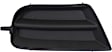 Front, Driver Side Fog Light Cover, Black