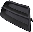 Front, Driver Side Fog Light Cover, Black
