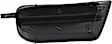 Front, Driver Side Fog Light Cover, Black