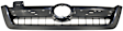 Upper Grille Assembly, Textured Black Shell with Chrome Insert, Limited Model, 8 Cyl., 4.7L Engine