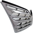 Upper Grille Assembly, Chrome Shell and Insert