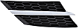 Passenger Side Grille, Textured Black, 4 Cyl., 2.5L Engine, CAPA CERTIFIED