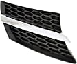 Passenger Side Grille, Textured Black, 4 Cyl., 2.5L Engine, CAPA CERTIFIED