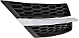 Passenger Side Grille, Textured Black, 4 Cyl., 2.5L Engine, CAPA CERTIFIED