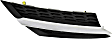 Passenger Side Grille, Textured Black, 4 Cyl., 2.5L Engine, CAPA CERTIFIED