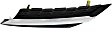 Driver Side Grille, Textured Black, 4 Cyl., 2.5L Engine, CAPA CERTIFIED