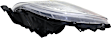 Passenger Side Halogen Headlight, Without bulb(s), OE Replacement, Hatchback, CAPA Certified