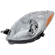 Driver Side Halogen Headlight, Without bulb(s), OE Replacement, Hatchback, CAPA Certified