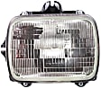 Driver Side Halogen Headlight, With bulb(s), OE Replacement