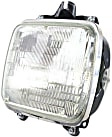 Driver Side Halogen Headlight, With bulb(s), OE Replacement