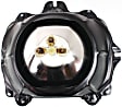 Driver Side Halogen Headlight, With bulb(s), OE Replacement