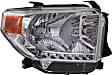 Passenger Side Headlight, with Bulb, Halogen, SR/SR5/Limited Models, with Level Adjuster, CAPA CERTIFIED