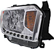 Passenger Side Headlight, with Bulb, Halogen, SR/SR5/Limited Models, with Level Adjuster, CAPA CERTIFIED