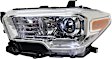 Driver Side Headlight, with Bulb(s), Halogen, without Fog Light and LED Daytime Running Light, CAPA Certified