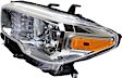 Driver Side Headlight, with Bulb(s), Halogen, without Fog Light and LED Daytime Running Light, CAPA Certified
