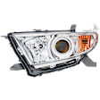 Driver Side Headlight, with Bulb, Halogen, Except Hybrid Model, USA Built Vehicle, CAPA CERTIFIED