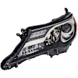 Driver Side Headlight, without Bulb, Halogen, 4 Cyl., 2.5L Engine, Japan Built Vehicle, CAPA Certified