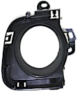 Front, Passenger Side Fog Light Cover, Black