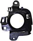 Front, Passenger Side Fog Light Cover, Black