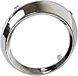 Front, Passenger Side Fog Light Trim, Chrome