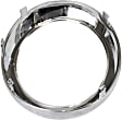 Front, Passenger Side Fog Light Trim, Chrome