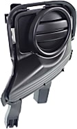 Front, Driver Side Fog Light Cover, Textured Black