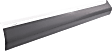 Front, Passenger Side Door Molding and Beltlines, Textured Black