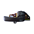 Front or Rear, Driver or Passenger Side Window Crank, Plastic, Black