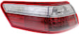 Driver Side, Outer Tail Light, without Bulb, LED, Clear and Red Lens, Hybrid Model, 4 Cyl., 2.4L Engine, Japan/USA Built Vehicle, CAPA CERTIFIED