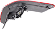 Driver Side, Outer Tail Light, without Bulb, LED, Clear and Red Lens, Hybrid Model, 4 Cyl., 2.4L Engine, Japan/USA Built Vehicle, CAPA CERTIFIED