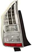 Driver Side Tail Light, Without bulb(s), Halogen, Clear and Red Lens CAPA CERTIFIED