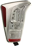 Driver Side Tail Light, Without bulb(s), Halogen, Clear and Red Lens CAPA CERTIFIED