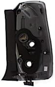 Driver Side Tail Light, Without bulb(s), Halogen, Clear and Red Lens CAPA CERTIFIED