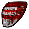 Passenger Side Tail Light, with Bulb, Halogen, Clear and Red Lens, North America Built Vehicle, CAPA CERTIFIED